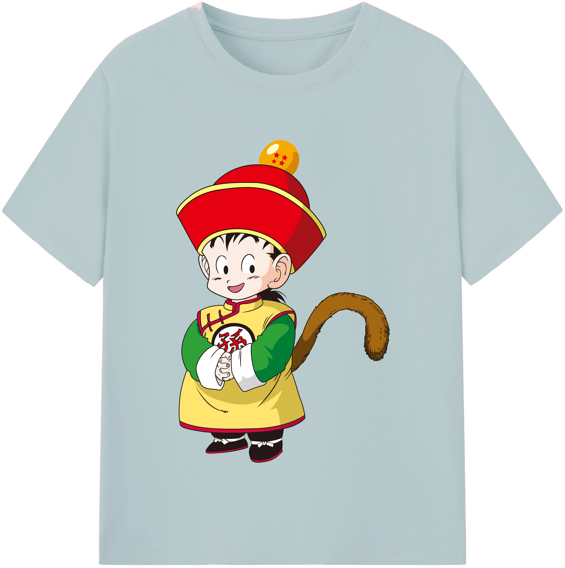 （画像用） ドラゴンボール 孫悟空（そん ごくう）Son Goku カカロット DRAGON BALL Kakarotto 綿100％半袖Tシャツ（フロントプリント）